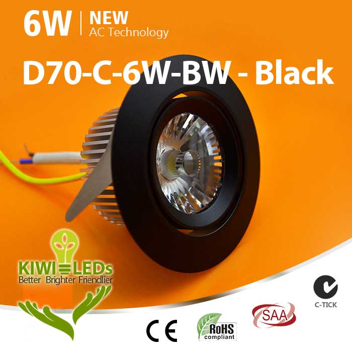 6W AC COB LED Downlight - Samsung